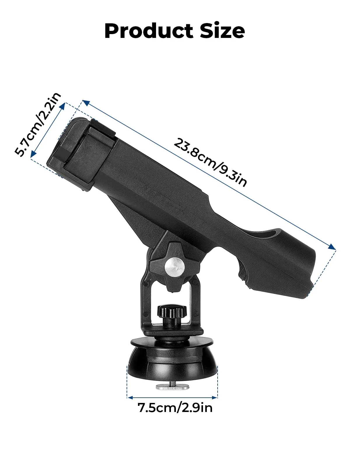 360° Adjustable Kayak Fishing Pole Holder for Boat - Image 5