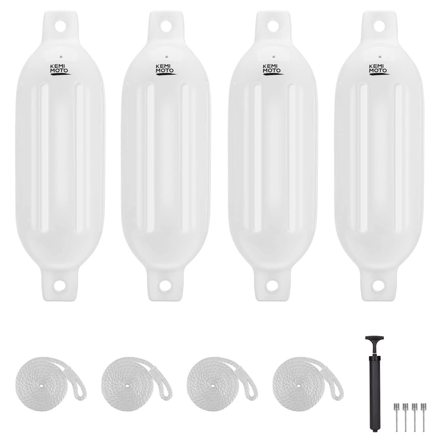 4 Packs Inflatable Boat Bumpers For 15-35ft Boat - Image 8