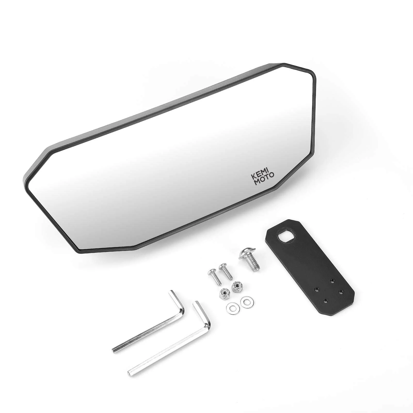 Adjustable Break Away Side Mirrors & Rear View Mirror for Polaris Ranger - Image 11