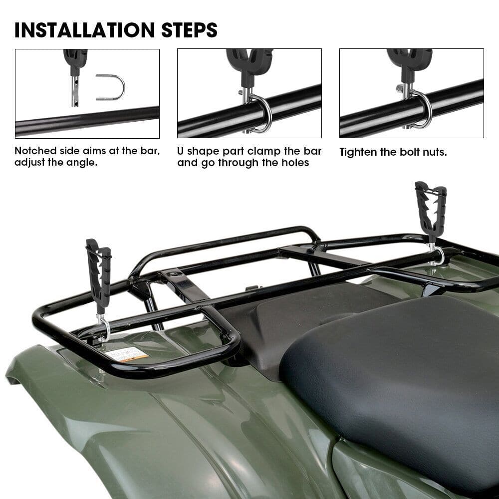 ATV Quad Handlebar Gun Rack Mounts - Image 3