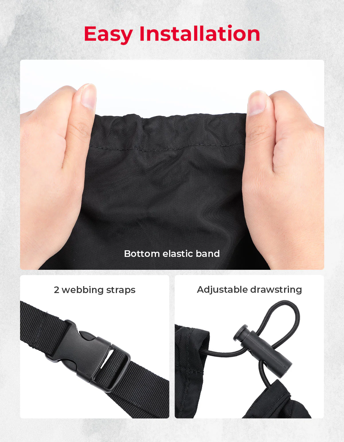 ATV Seat Covers Water-Resistant for Sportsman Rancher Foreman Scrambler Kodiak - Image 4