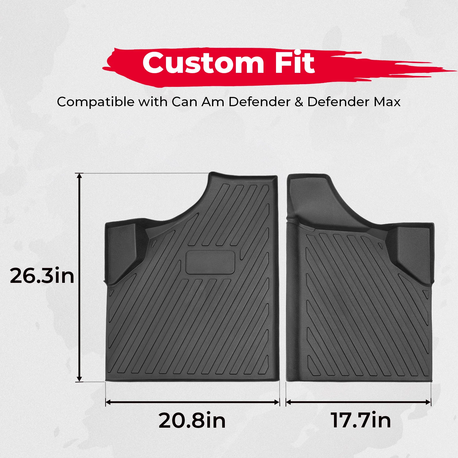 TPE Floor Mats for Can-Am Defender - Image 5