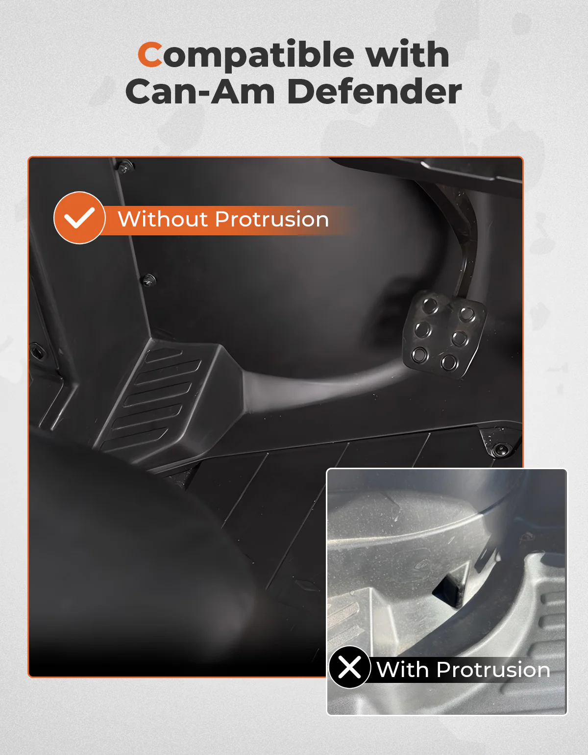 TPE Floor Mats for Can-Am Defender - Image 7