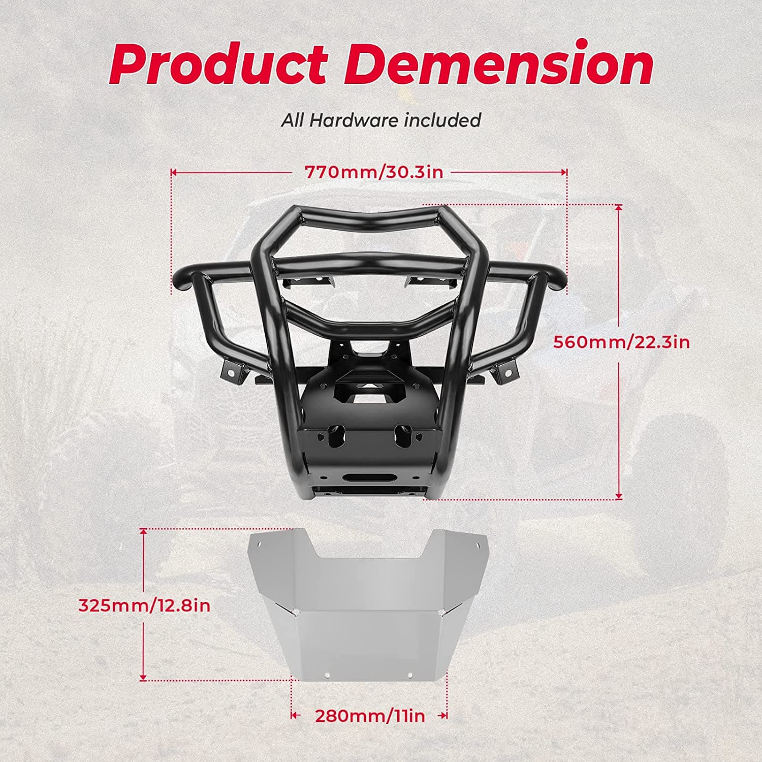 Front Bumper for Can-Am Maverick X3 / MAX - Image 5