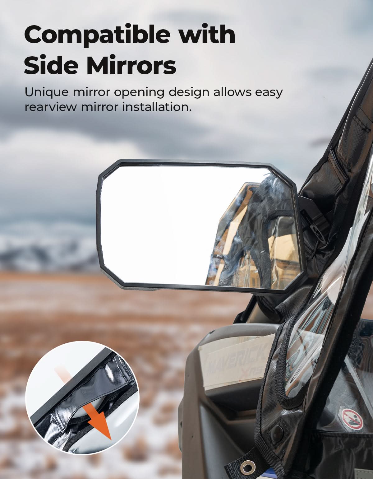 Soft Cab Enclosures Upper Door for Can-am Maverick X3 - Image 3