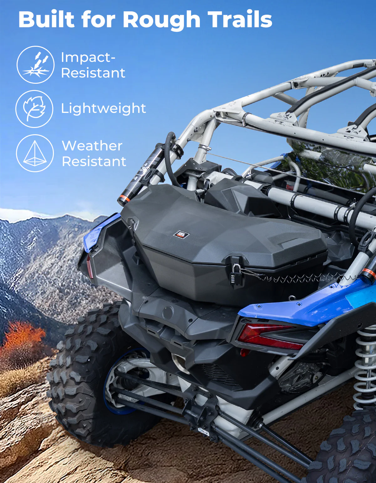 30L Rear Storage Box for Can-am X3/MAX - Image 3