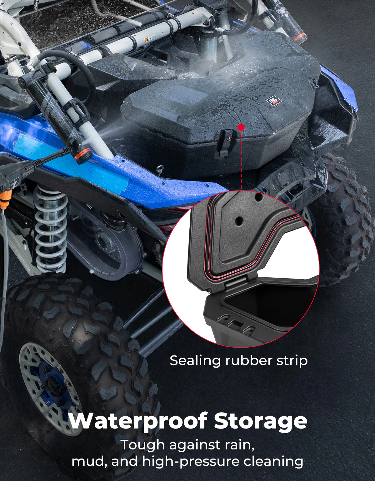 30L Rear Storage Box for Can-am X3/MAX - Image 4