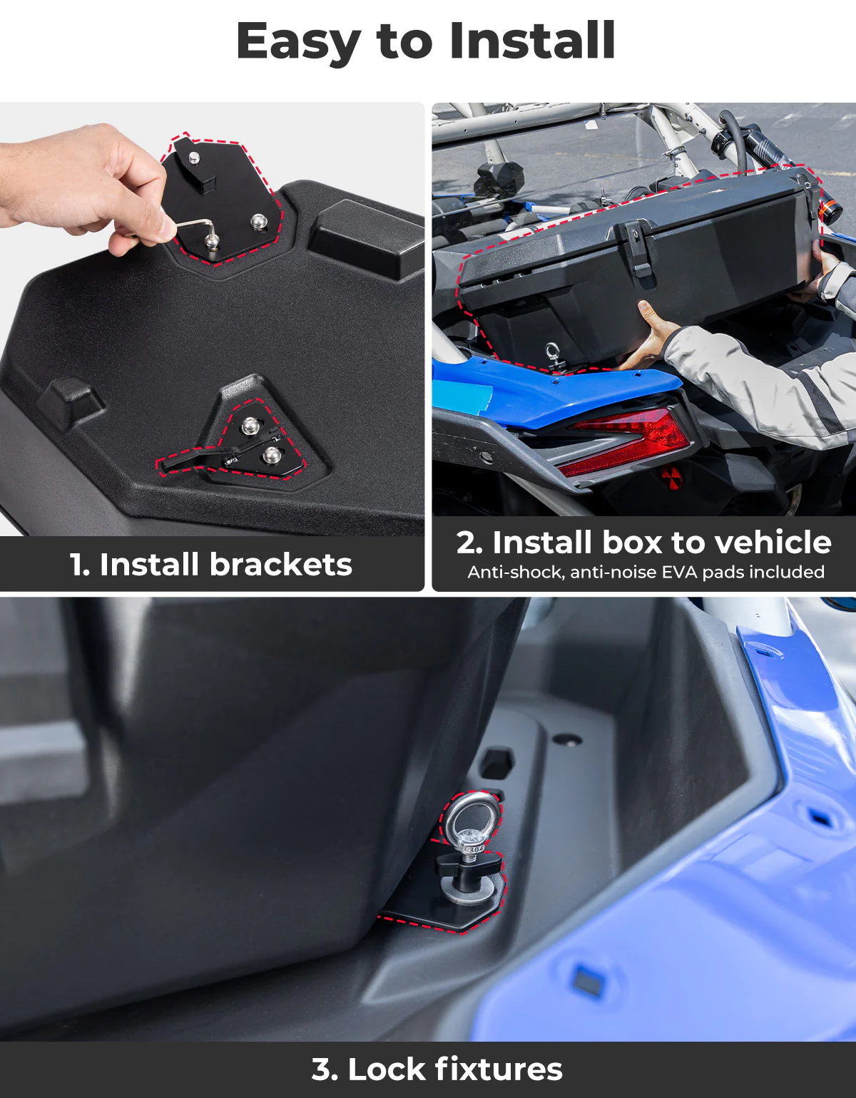 30L Rear Storage Box for Can-am X3/MAX - Image 8