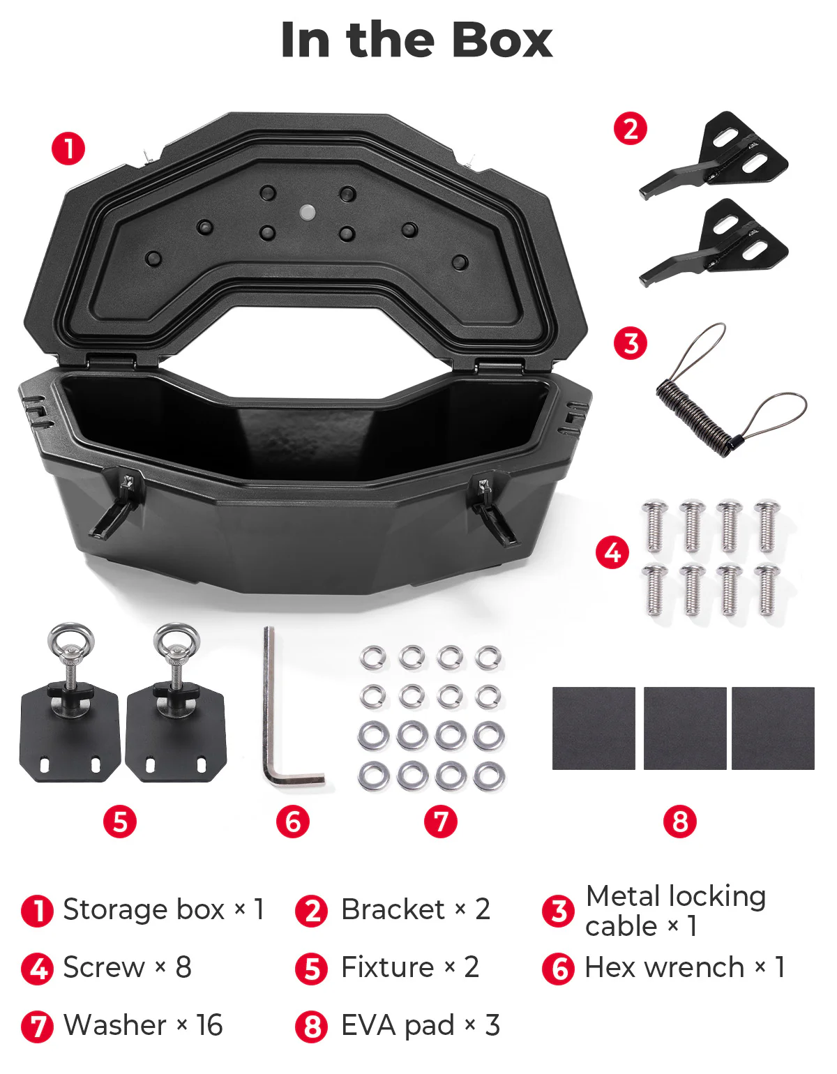 30L Rear Storage Box for Can-am X3/MAX - Image 9