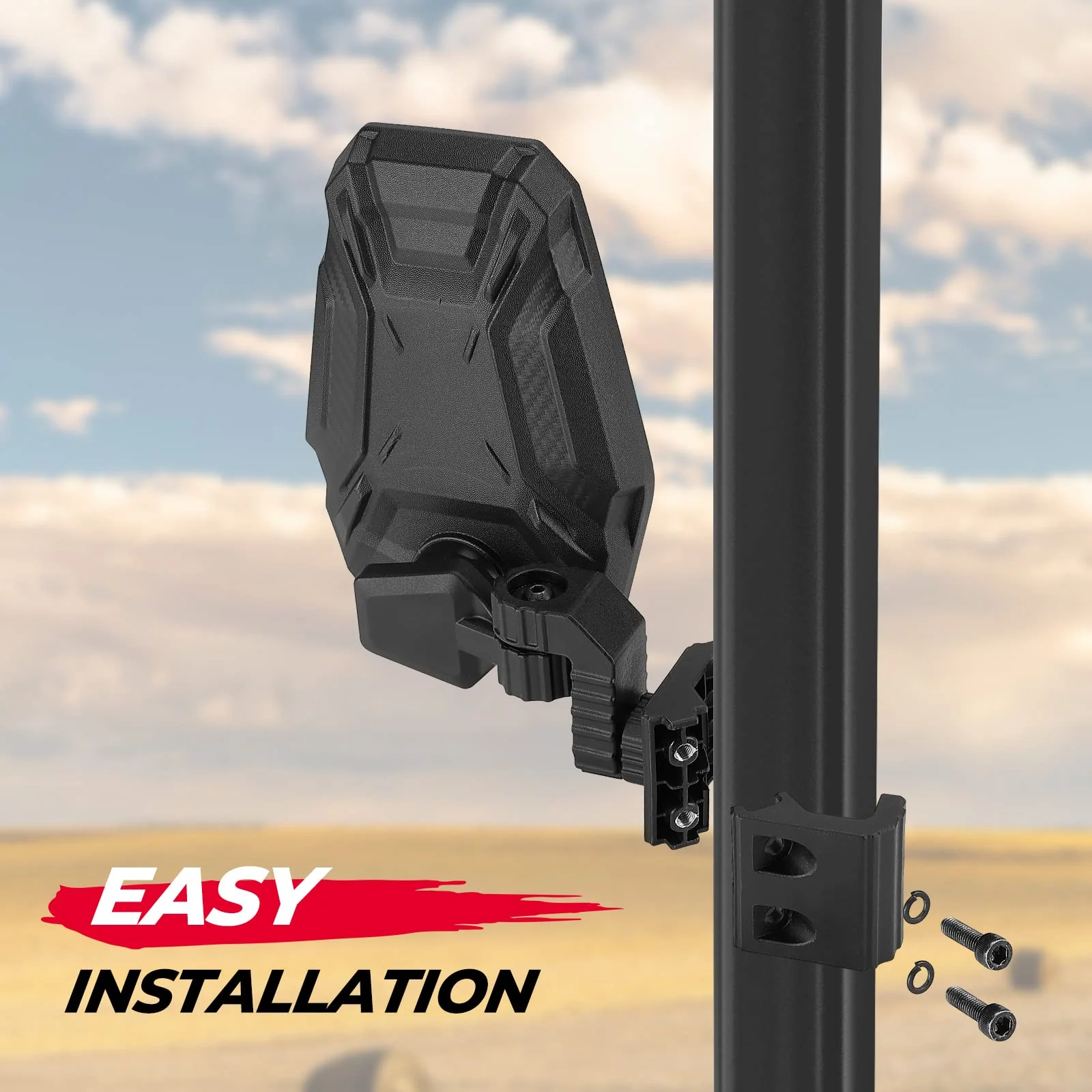 UTV Side Mirrors for Polaris Ranger/ Can-Am Defender/ Maverick Trail - Image 7