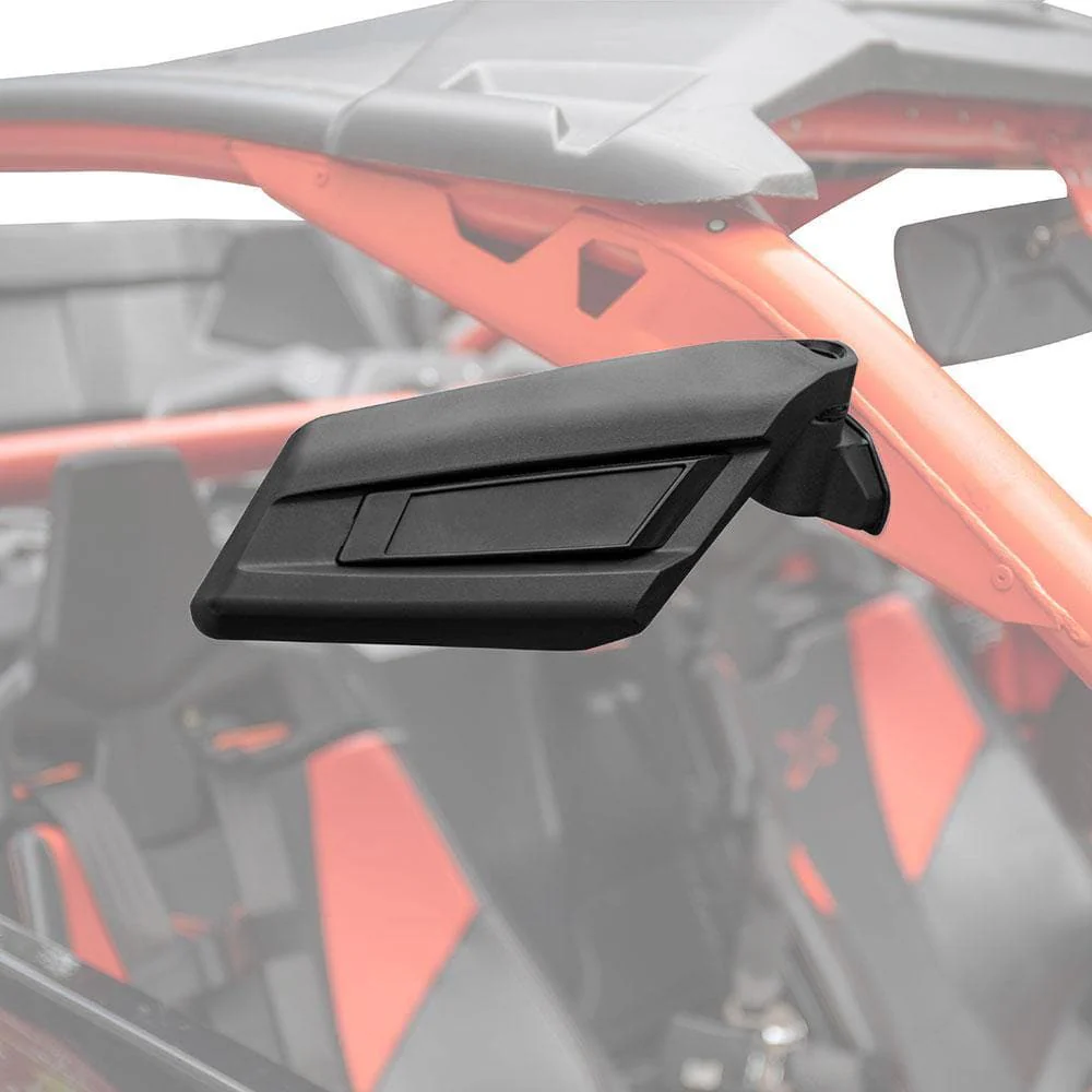 Rear View Side Mirrors & Front Lower Door Panel Inserts Fit Can Am Maverick X3 - Image 7