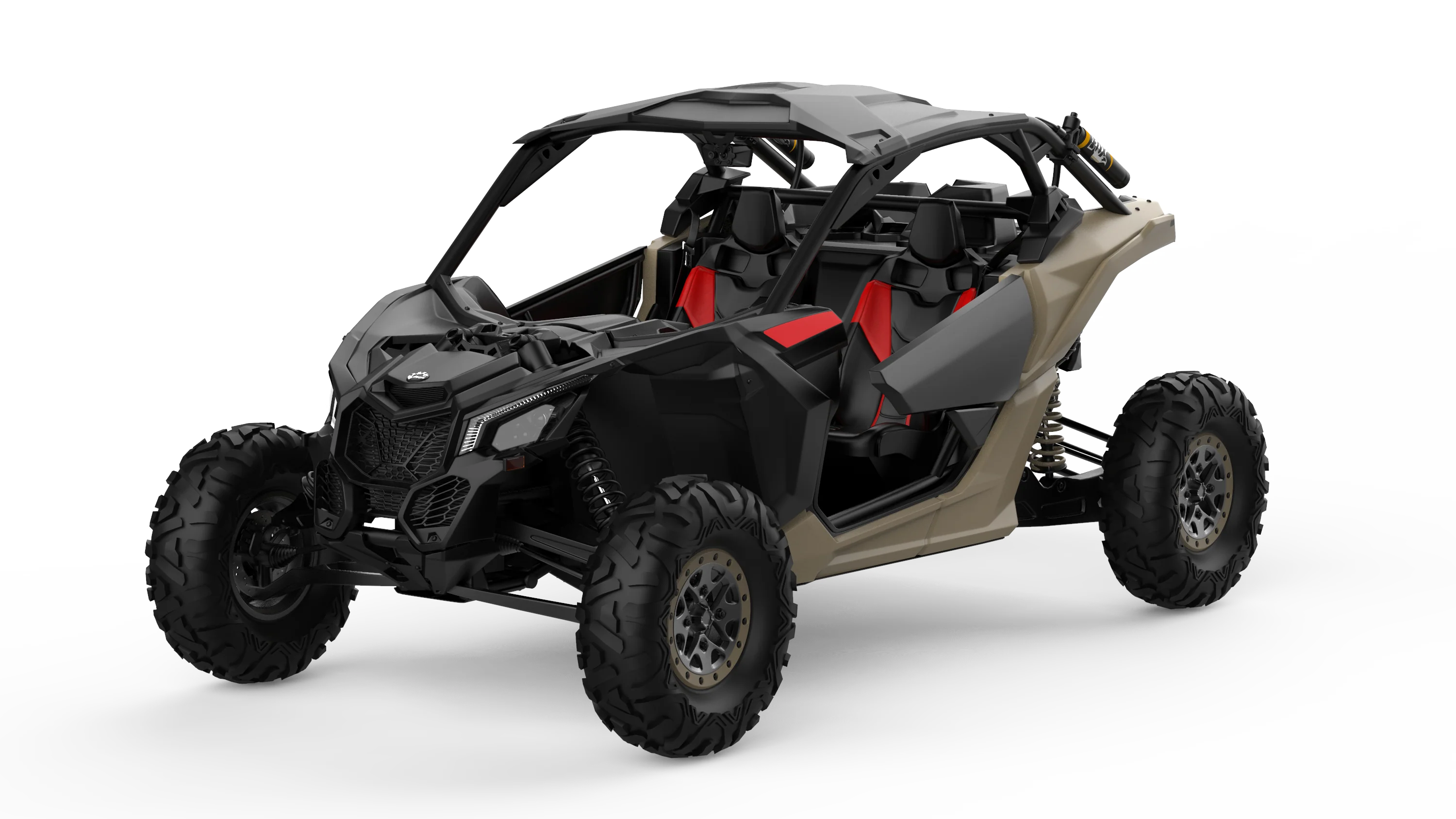 Rear View Side Mirrors & Front Lower Door Panel Inserts Fit Can Am Maverick X3 - Image 8