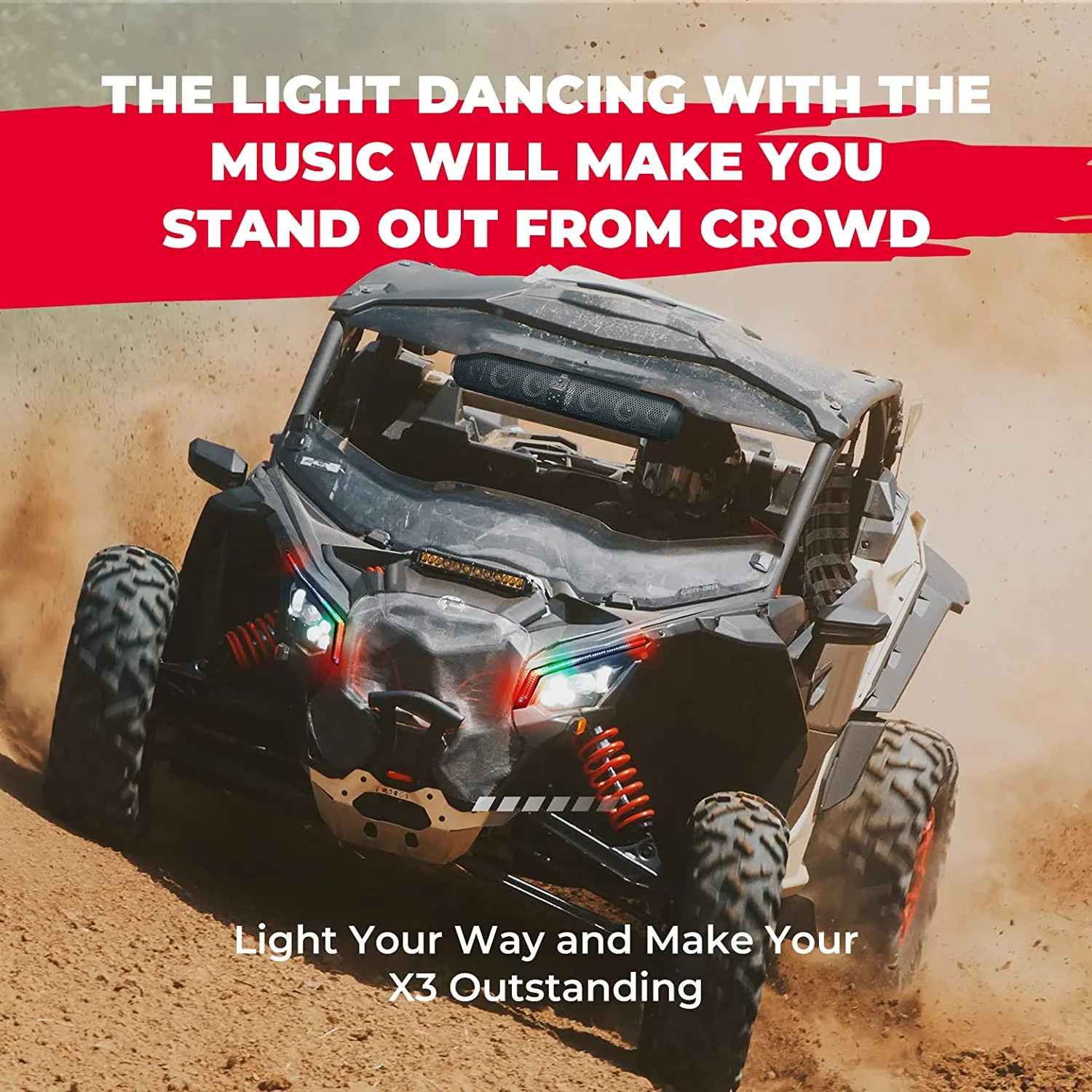 RGB Fang Lights, Signature Light Assembly for Can-Am Maverick X3/MAX - Image 5