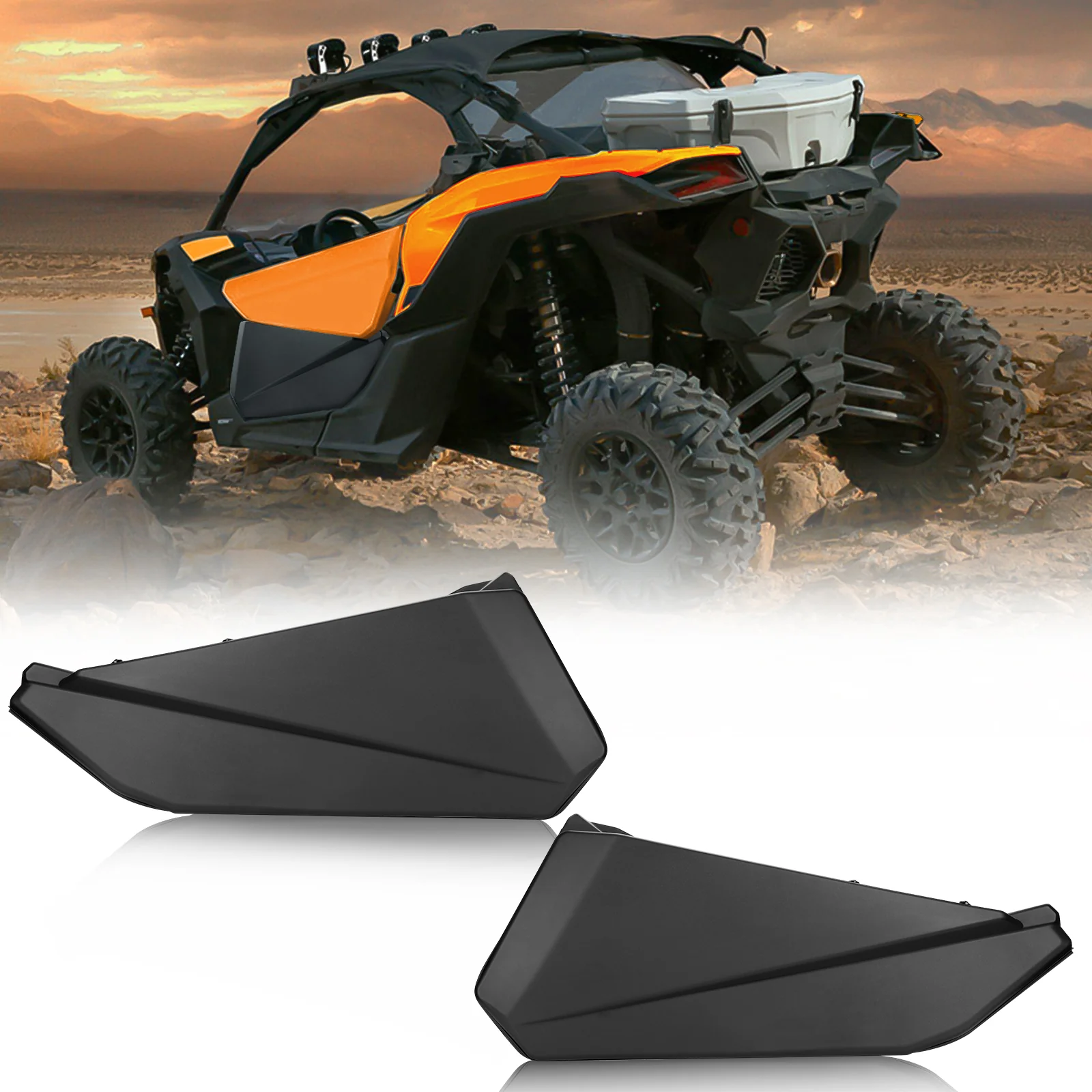 Front Lower Doors with Metal Frame for Can-Am Maverick X3 - Image 11