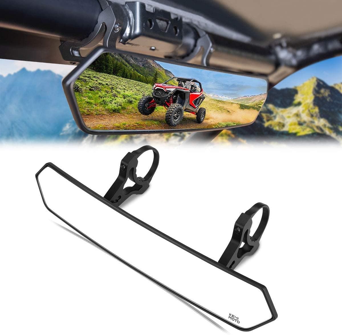 Rear View Mirror 1.65''-2'' for Can-am Maverick X3 | Polaris RZR | Pioneer | Talon | Kawasaki - Image 7