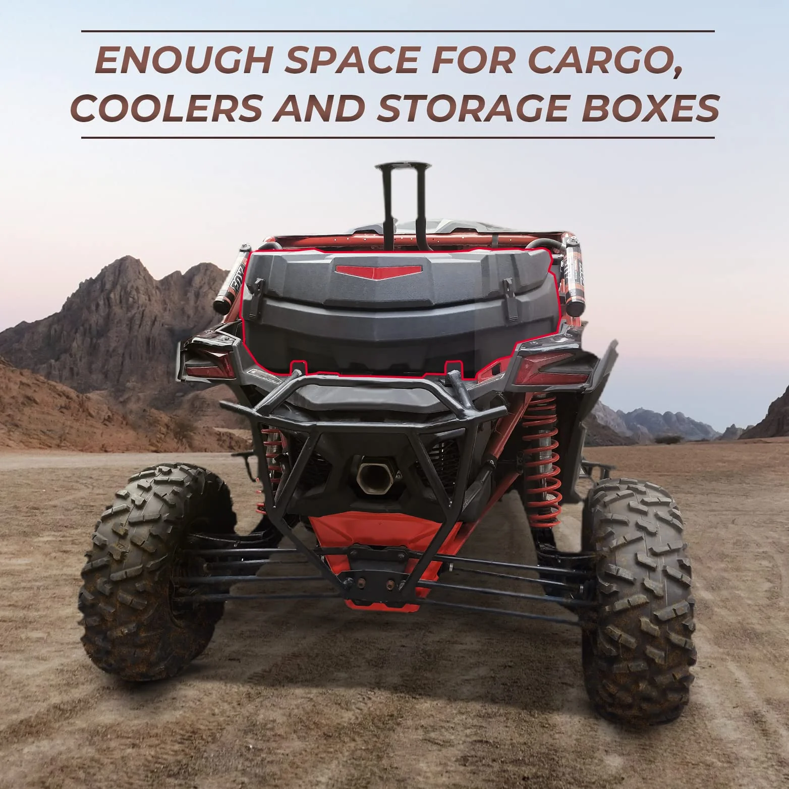 Spare Tire Mount for Can Am Maverick X3 / X3 Max/Turbo/R - Image 3