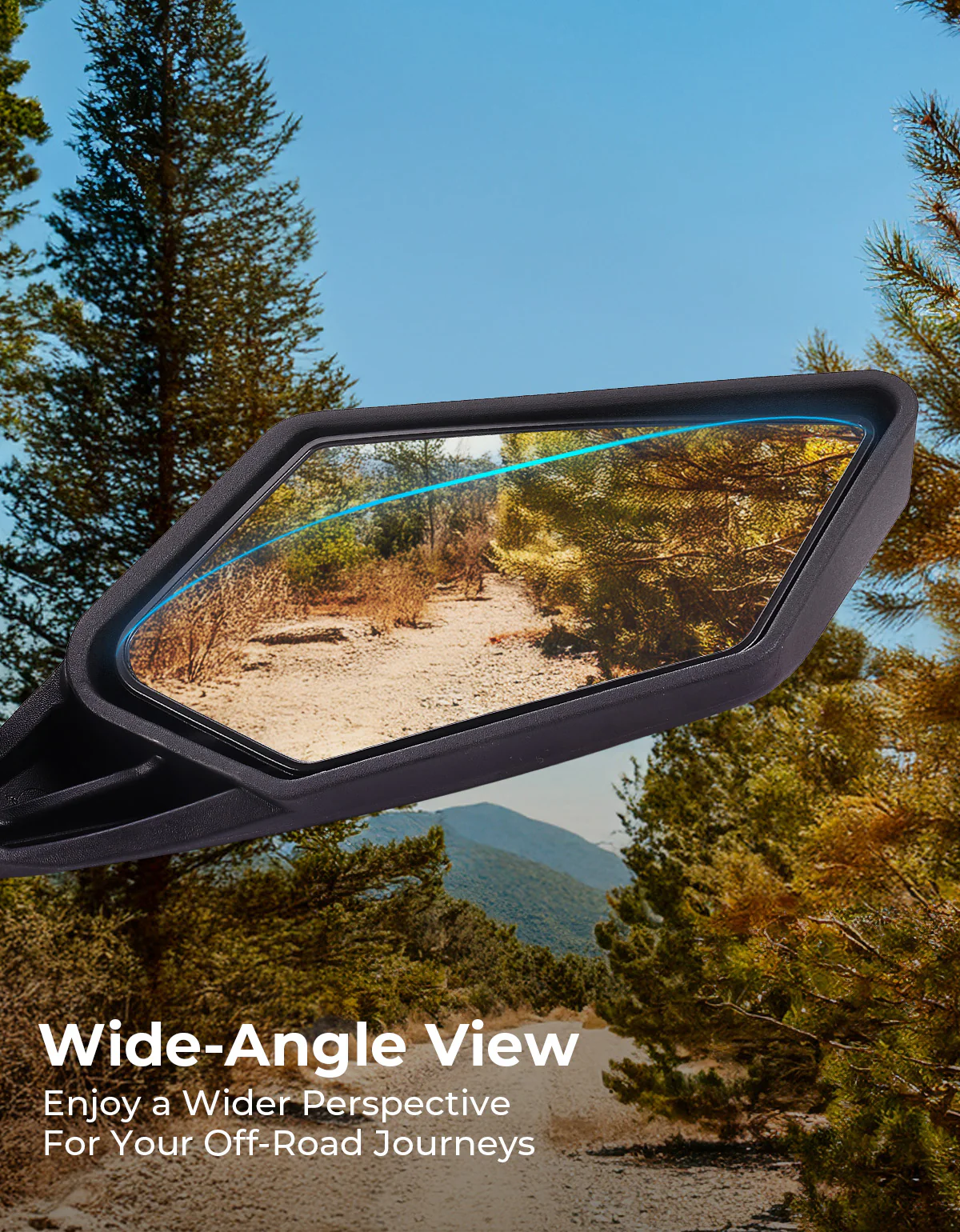 1 Pair Side Mirrors for Can-Am Maverick X3 / X3 MAX - Image 7