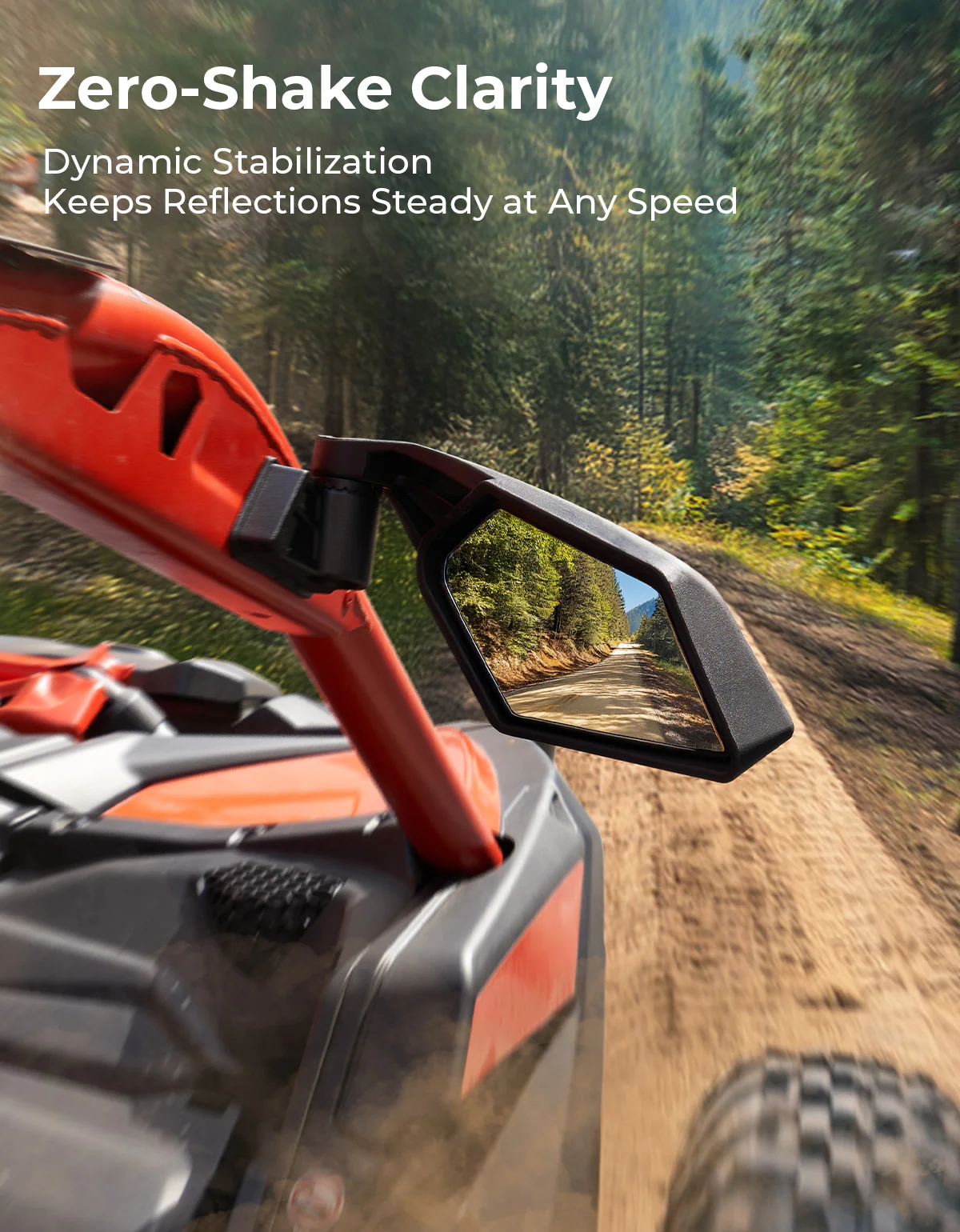 1 Pair Side Mirrors for Can-Am Maverick X3 / X3 MAX - Image 8