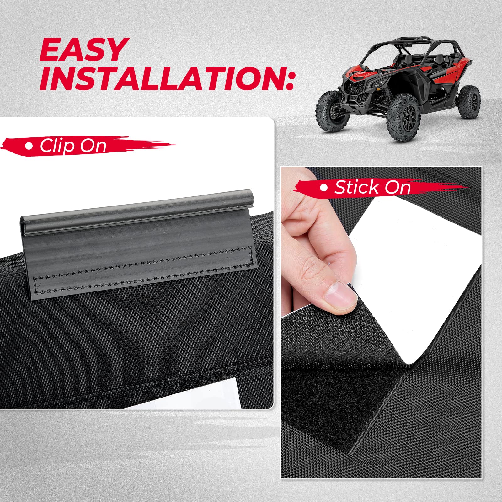 Center Storage Bag Between Seat for Can am Maverick X3 / MAX - Image 6