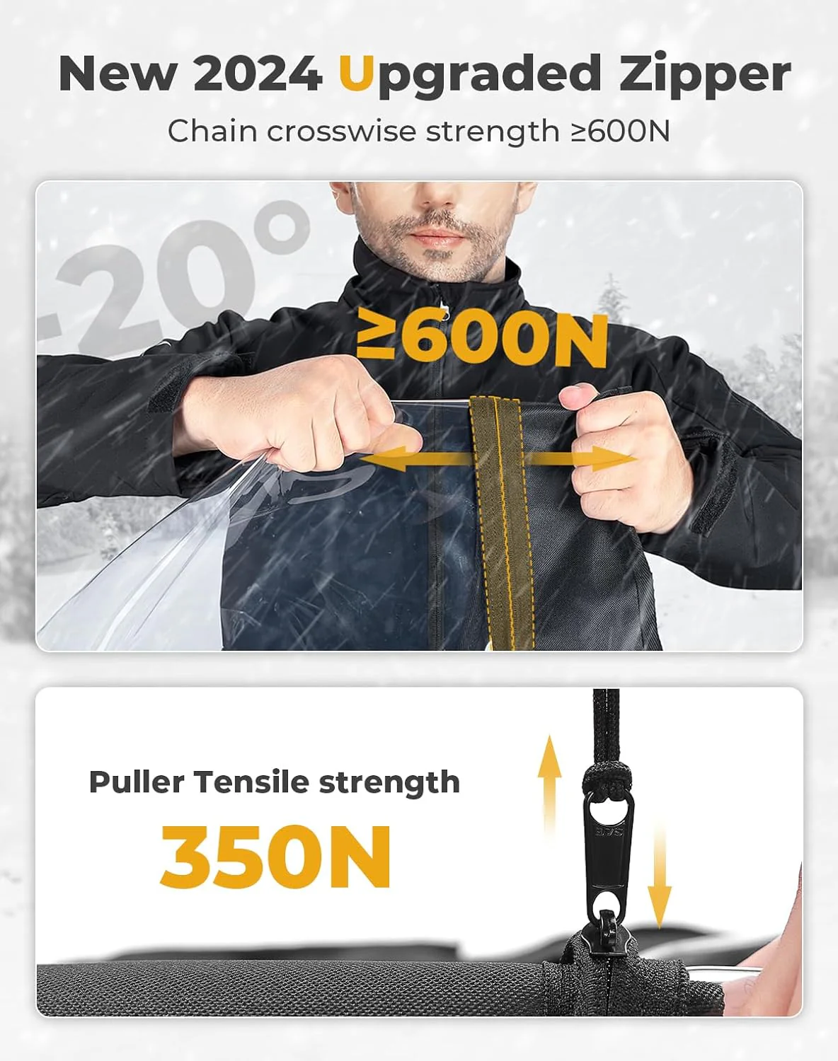 Soft Cab Enclosures Upper Door for CFMOTO ZForce 950 - Image 4