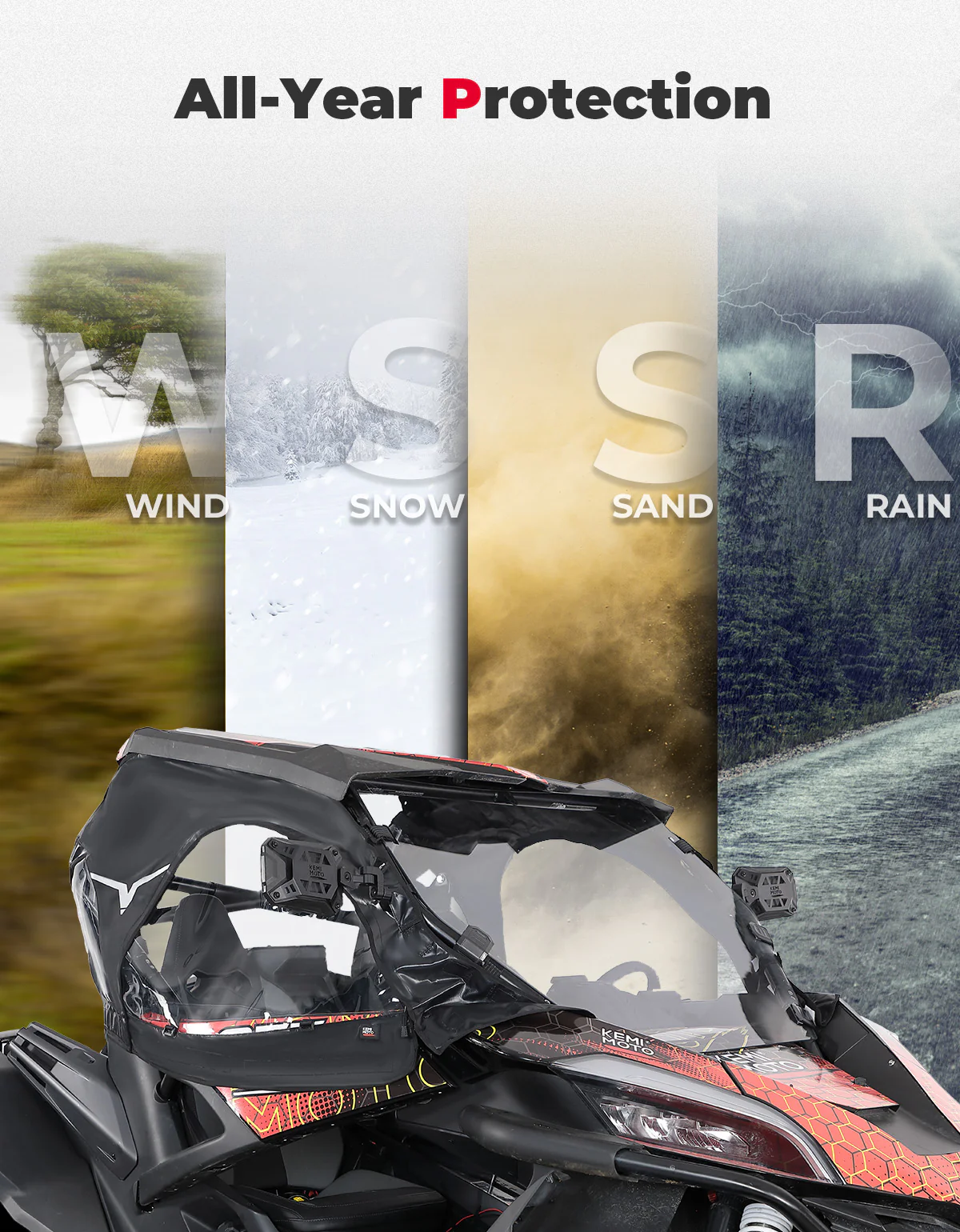 Soft Cab Enclosures Upper Door for CFMOTO ZForce 950 - Image 7