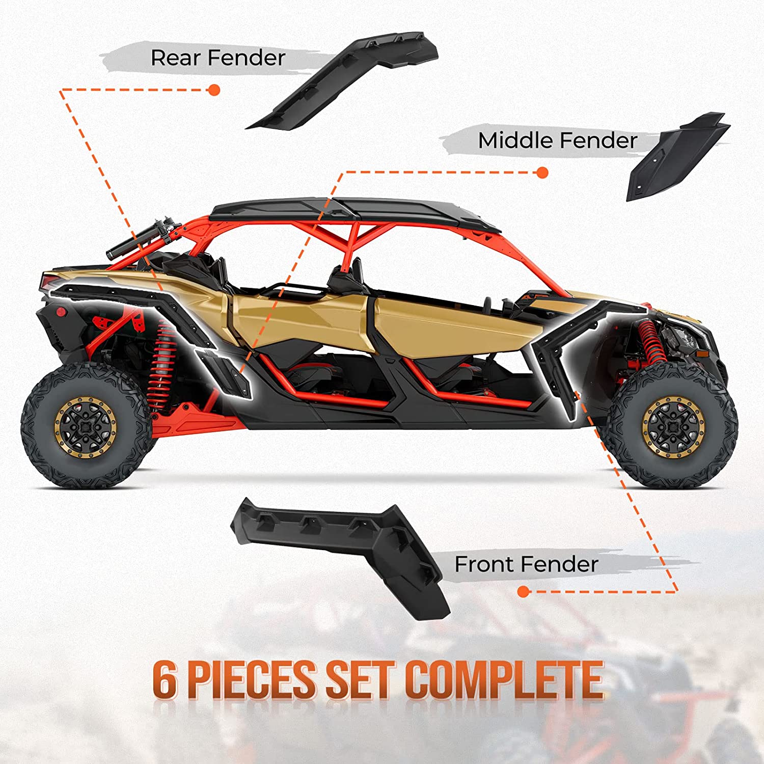 Fender Flares & Nerf Bars for Can-Am Maverick X3 - Image 10