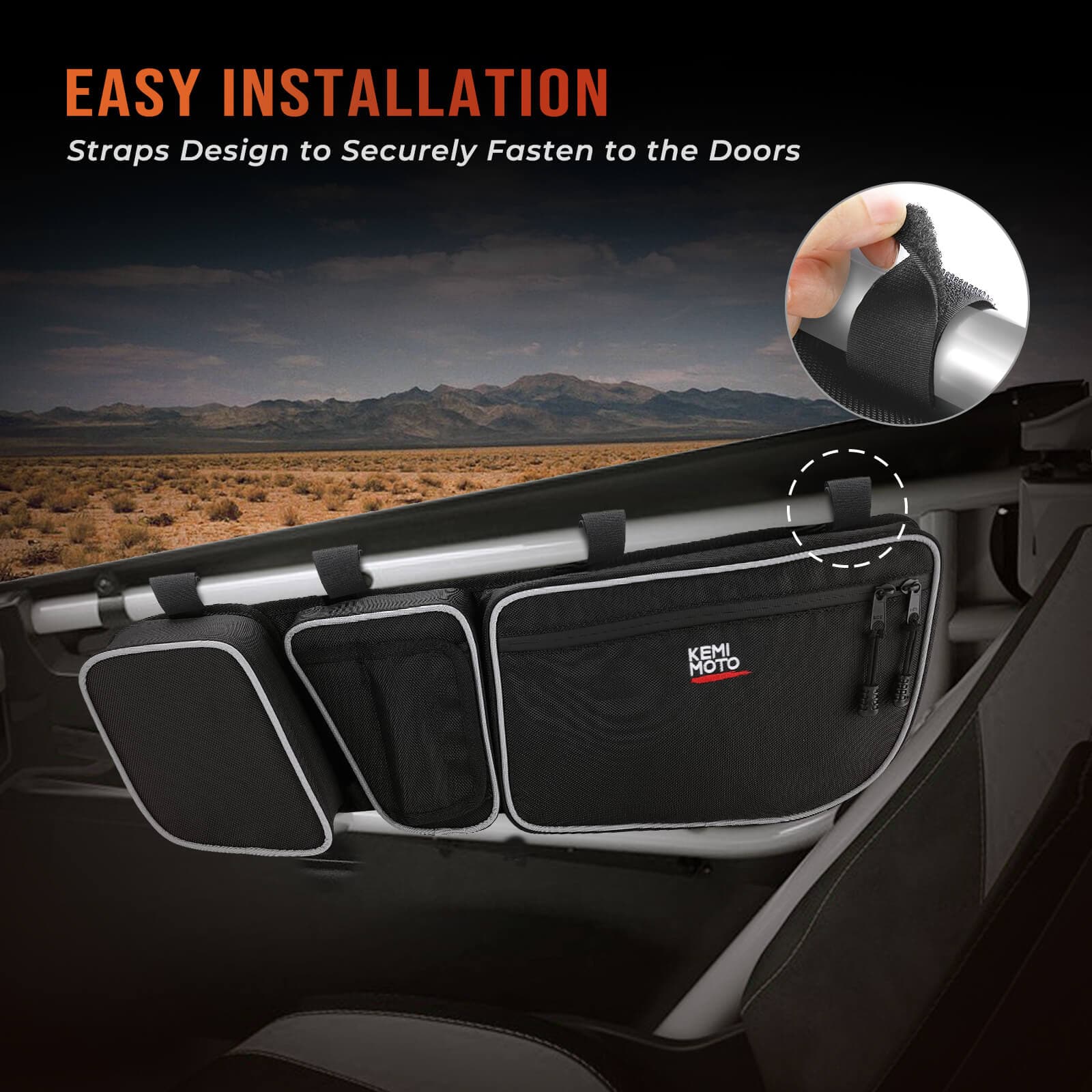 Front Door Bags & Front Lower Door Inserts for Can-Am Maverick X3 - Image 8