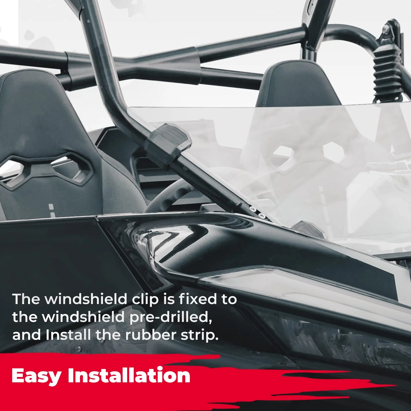 Front Half Windshield for CFMOTO ZForce 950 - Image 6