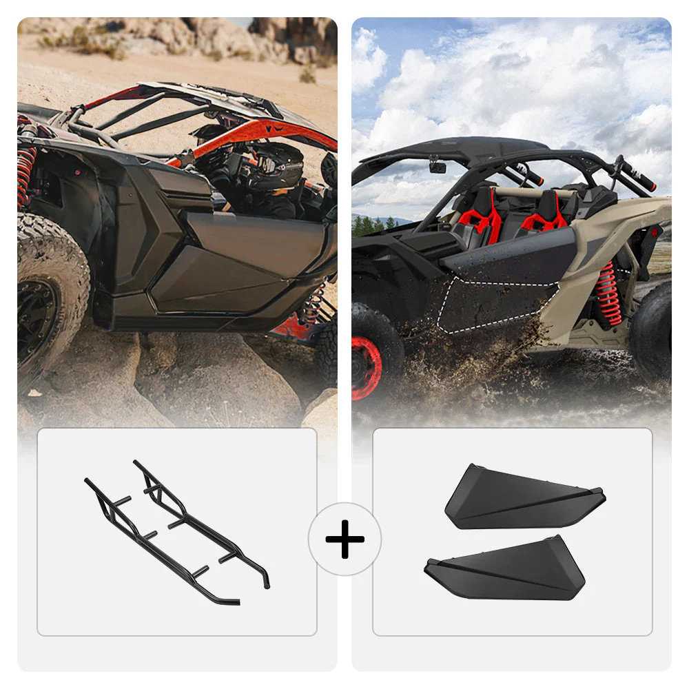 Front Lower Doors & Nerf Bars for Can-Am Maverick X3 - Image 16