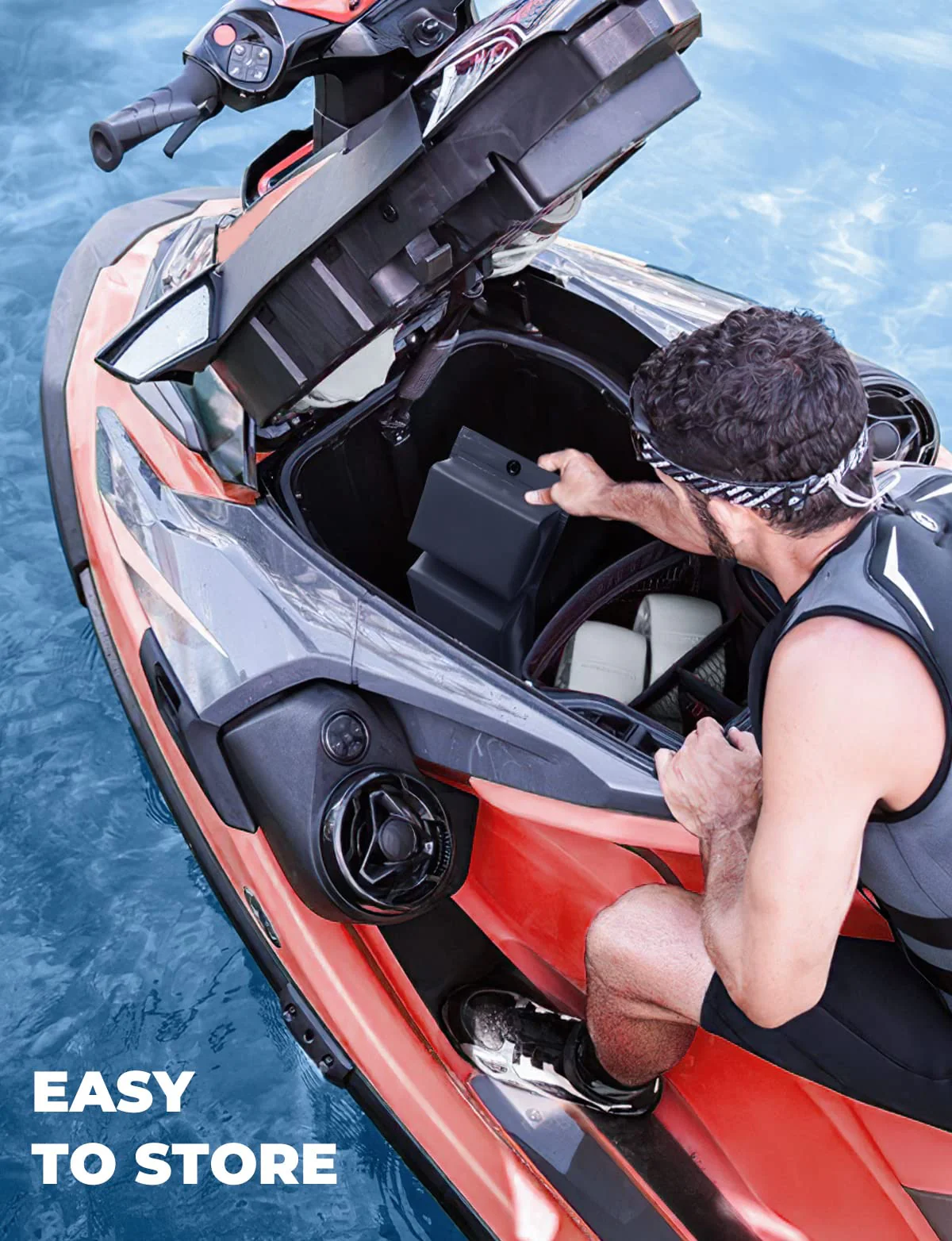 2PCS PWC Boat Fenders, Boat Bumpers for Jet Ski and Docking with Ropes - Image 4