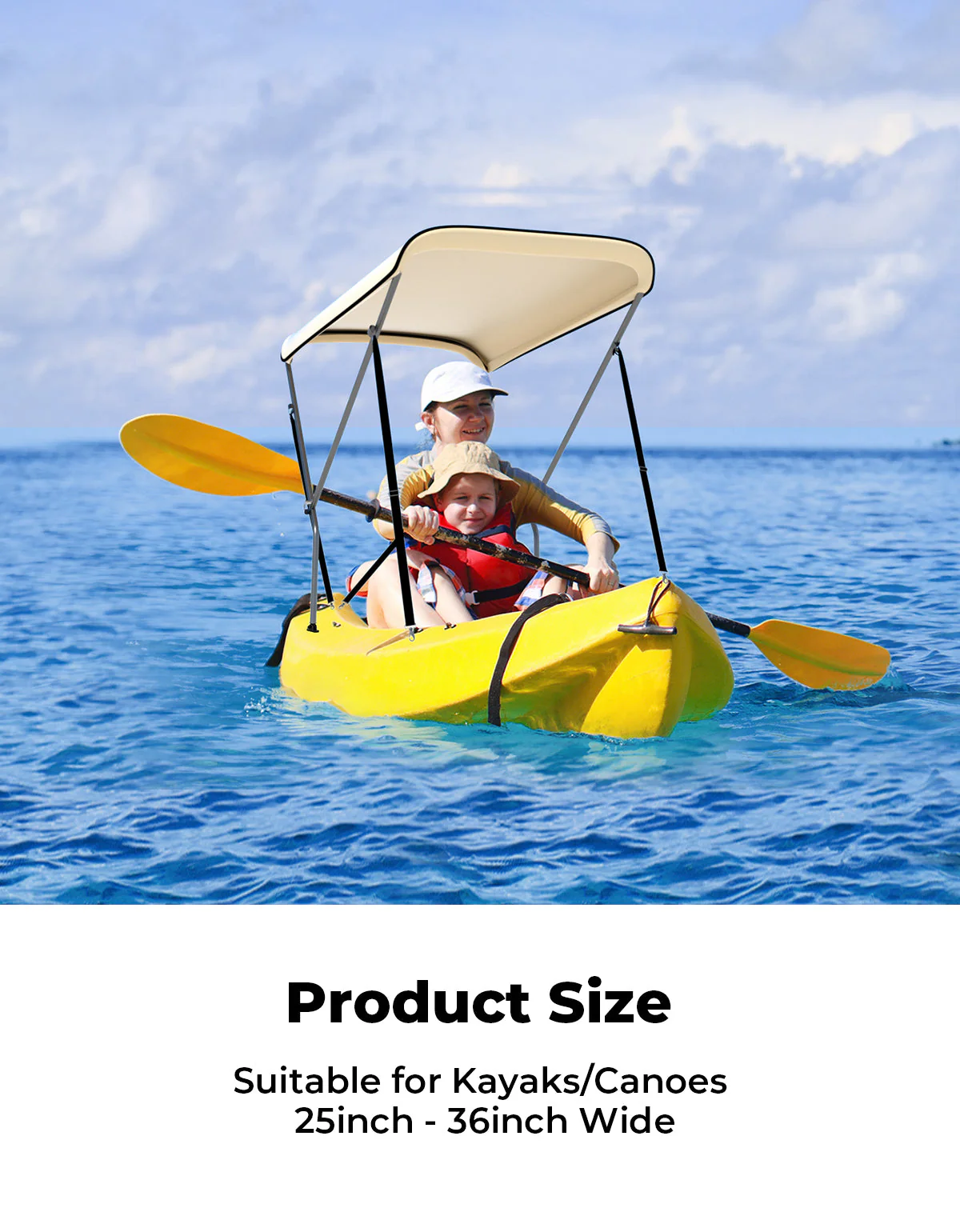 Kayak Sunshade Canopy for Most Canoe/Kayak - Image 6