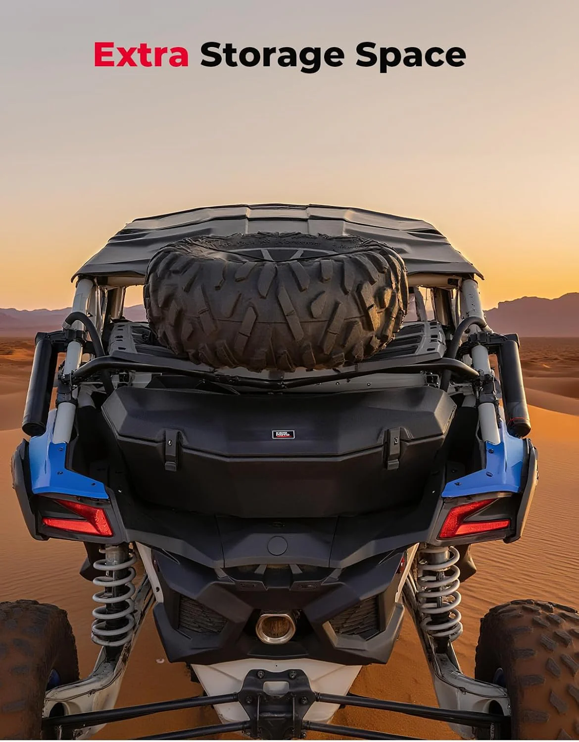 LinQ Pivoting Rack Spare Tire Rack for Can Am X3 / X3 Max - Image 4