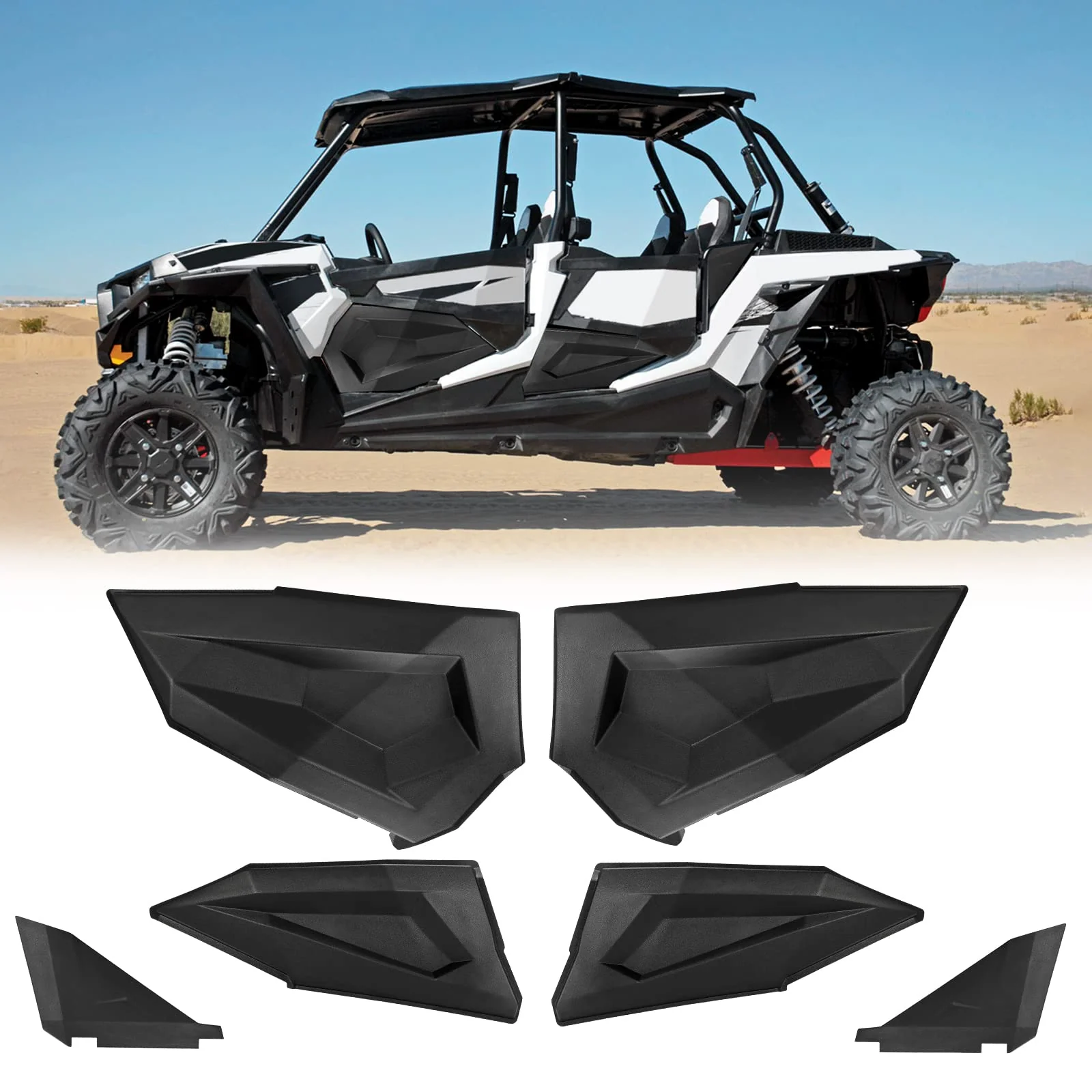Lower Doors Panel Inserts For Polaris RZR XP4 1000 2014-2023 (4 Doors) - Image 7