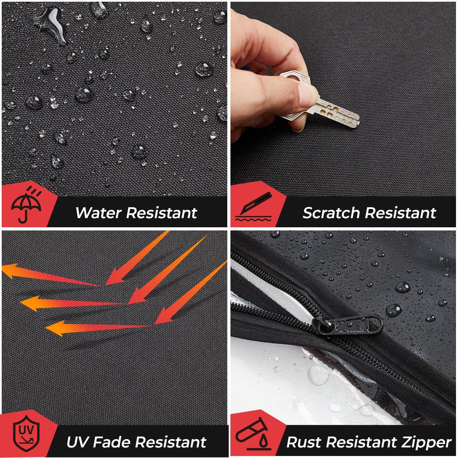 Fabric Rear Panel with Open Window for Pioneer 700 / 700-4 - Image 6