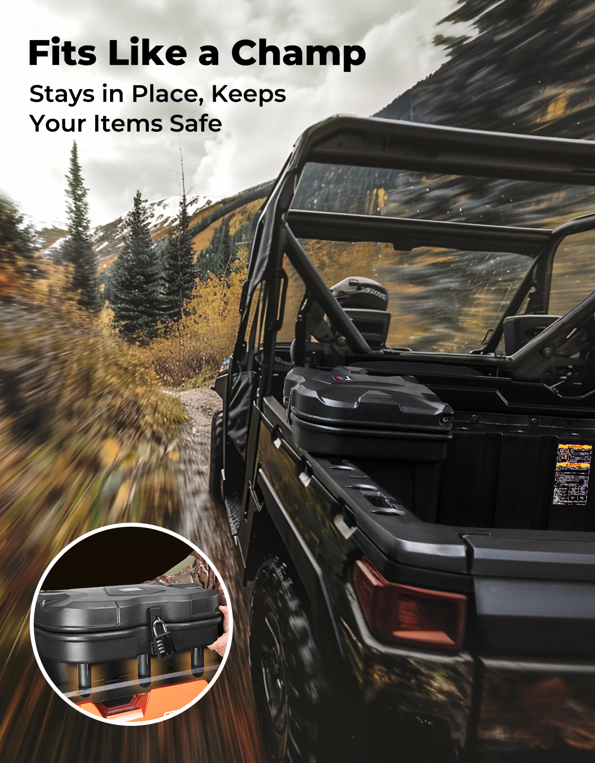 20L Cargo Storage Box (Driver Side) for Polaris Ranger/ General - Image 5