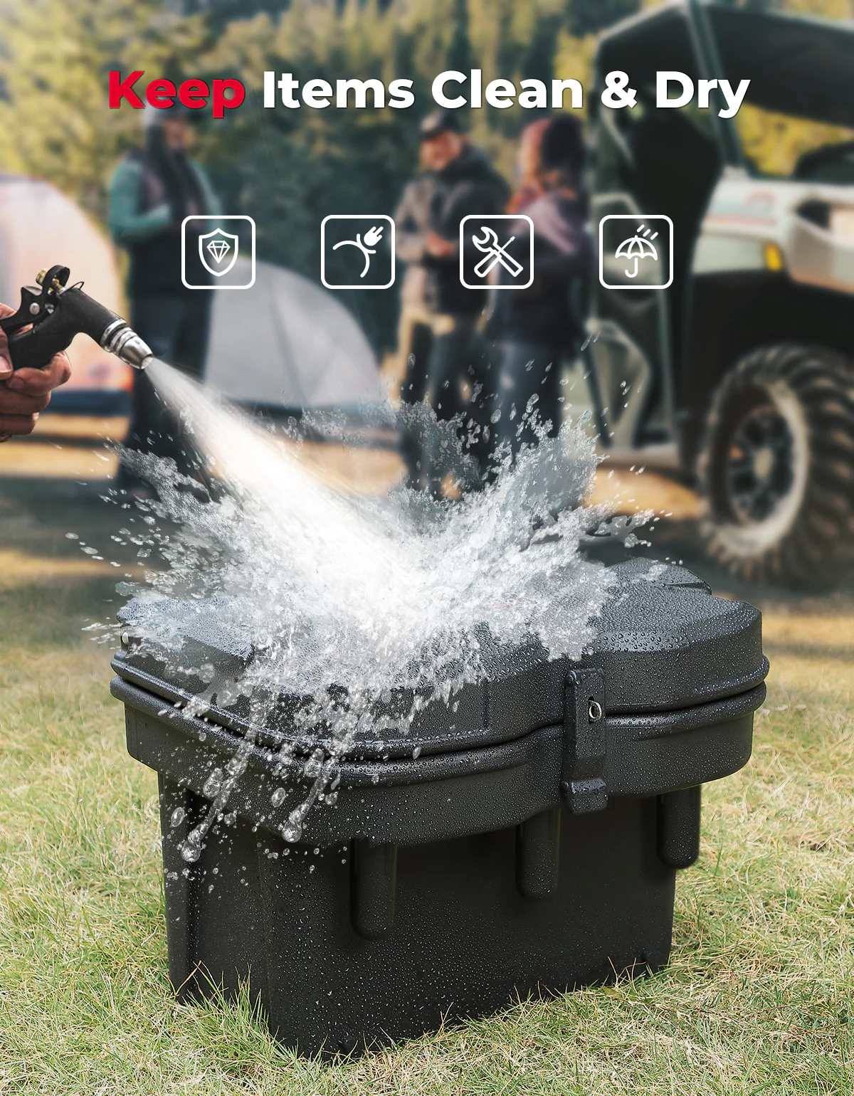 20L Cargo Storage Box (Driver Side) for Polaris Ranger/ General - Image 6