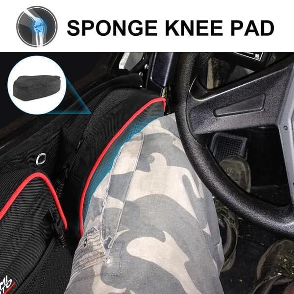 Front Door Bags with Knee Pad & Side Nerf Bars Rock Sliders for Polaris RZR 900/ 1000 - Image 8