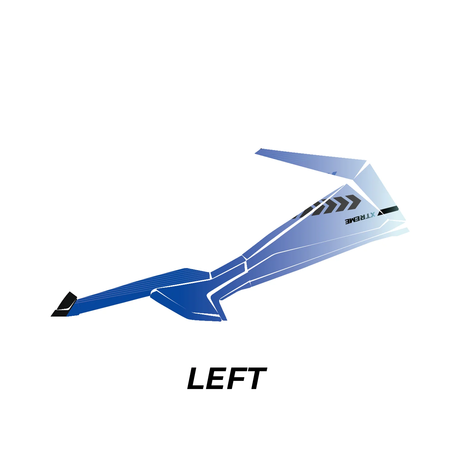 Sky Blue Wraps Graphics Compatible With Polaris RZR PRO XP - Image 5