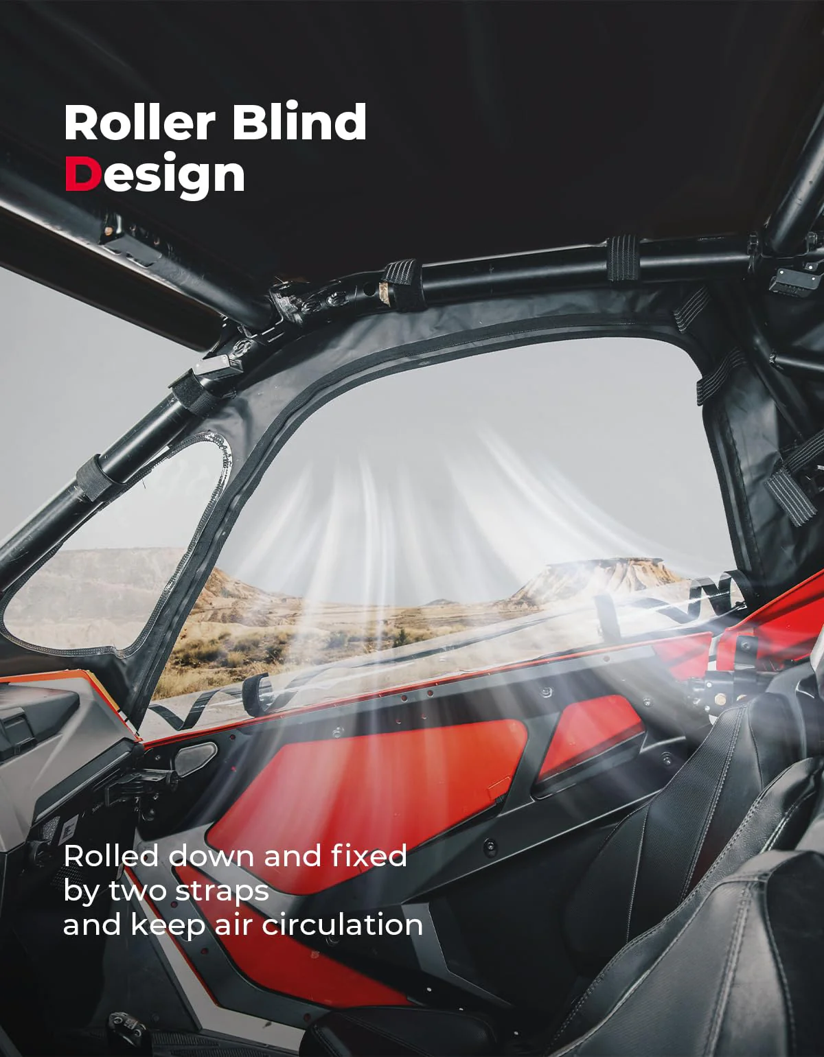 Soft Cab Enclosure Upper Doors for Polaris RZR PRO XP 2020-2026/Turbo R 2022 (2 seat) - Image 7