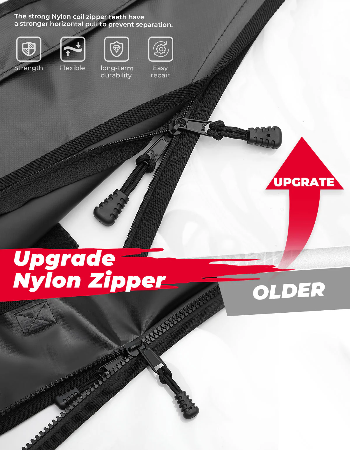 Soft Upper Door Cab Enclosure Set for Polaris RZR PRO XP 4/Turbo R 4 - Image 3