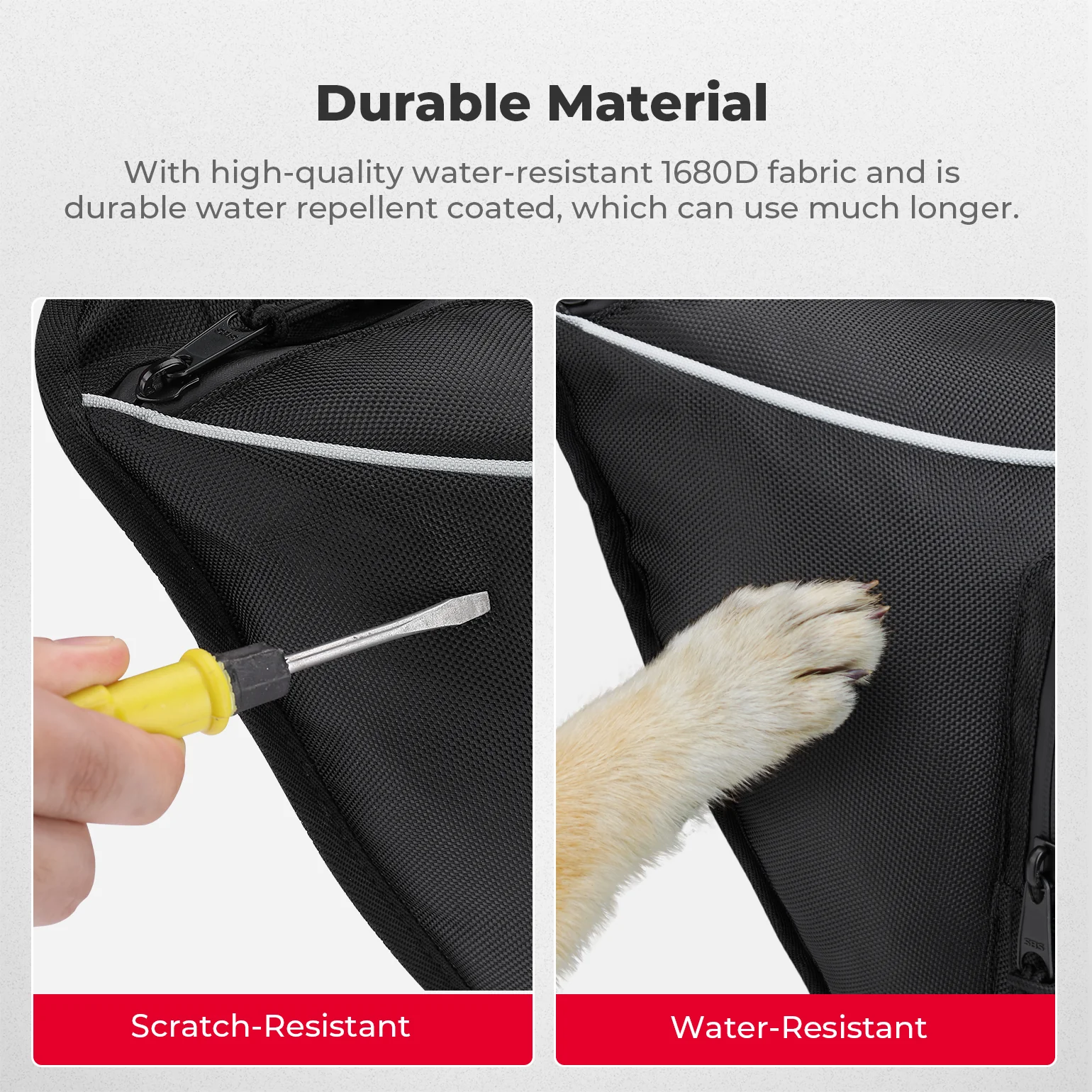 1680D High Density Cab Pack Center Seat Bag for Polaris RZR - Image 3