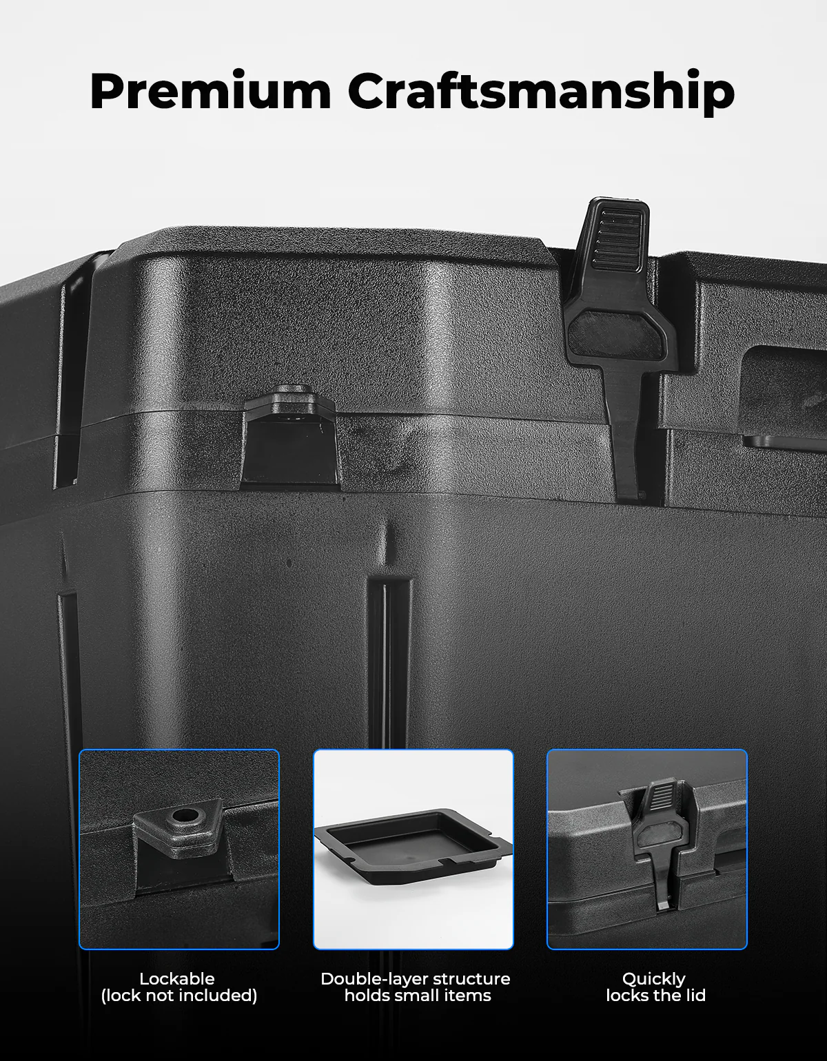 Under Seat Dry Storage Box for Polaris Ranger XP 1000/CREW - Image 6