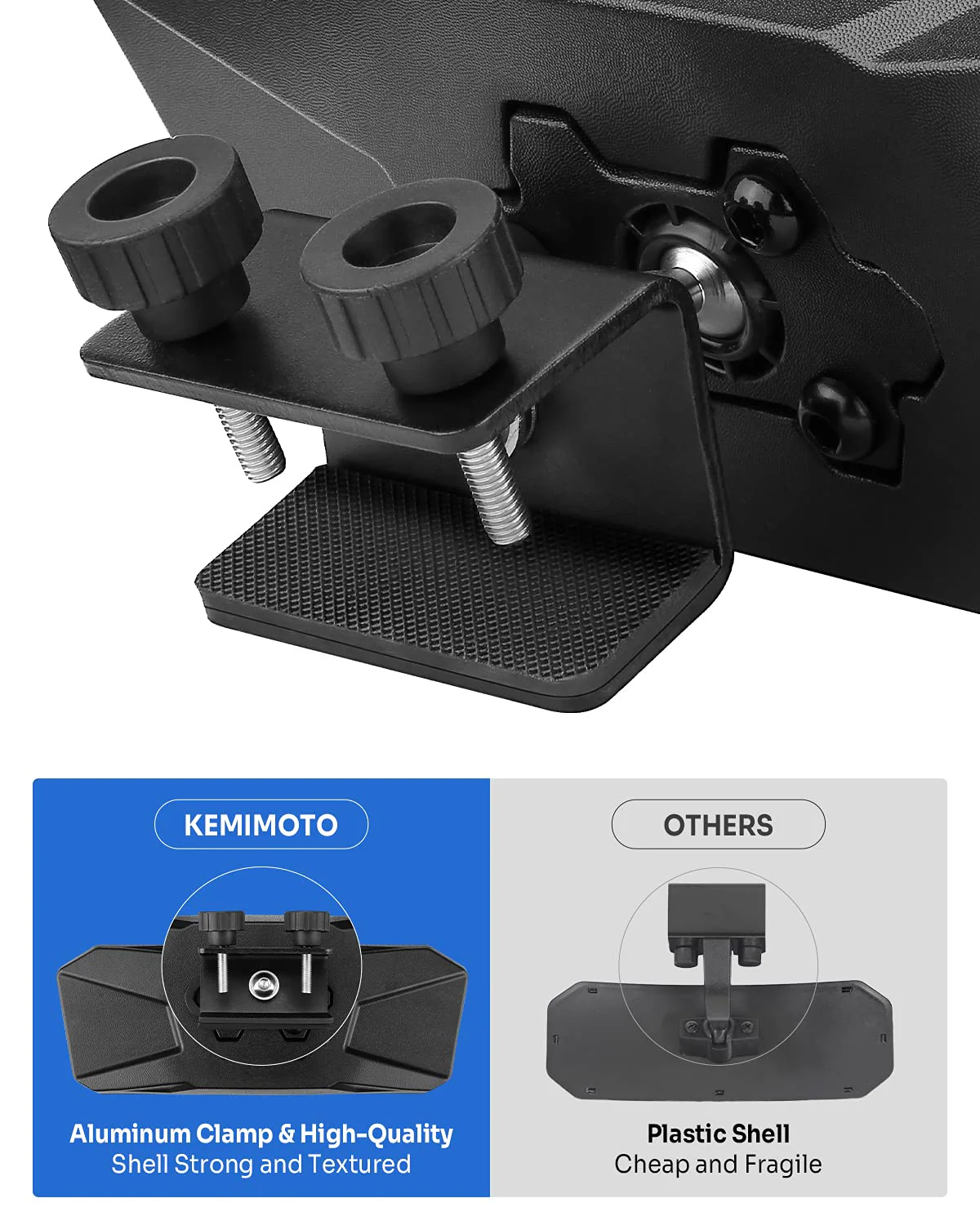 Universal Marine Boat Rear View Mirror - Image 3