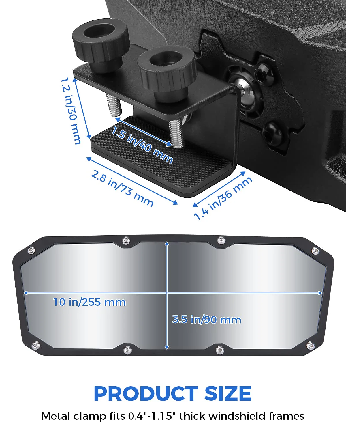Universal Marine Boat Rear View Mirror - Image 5