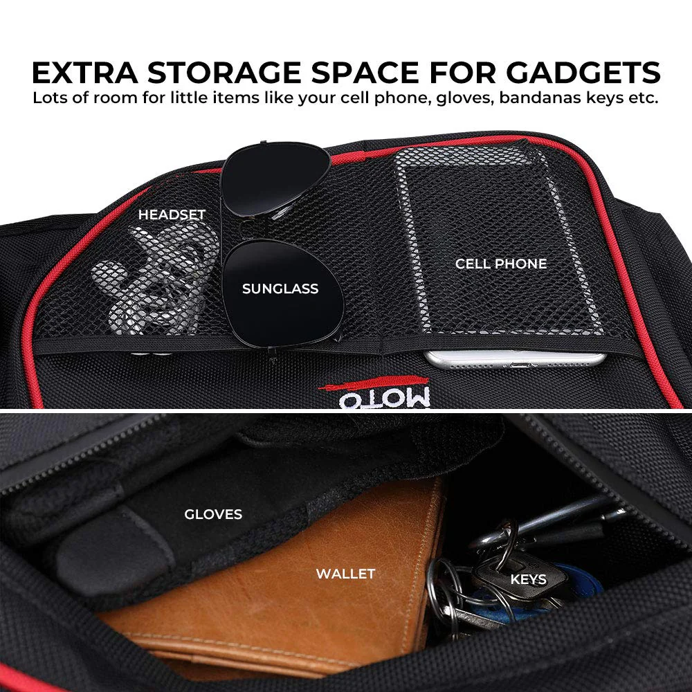 Front Door Side Door Bags with Knee Pad for Polaris RZR XP 1000 900XC S900 - Image 7