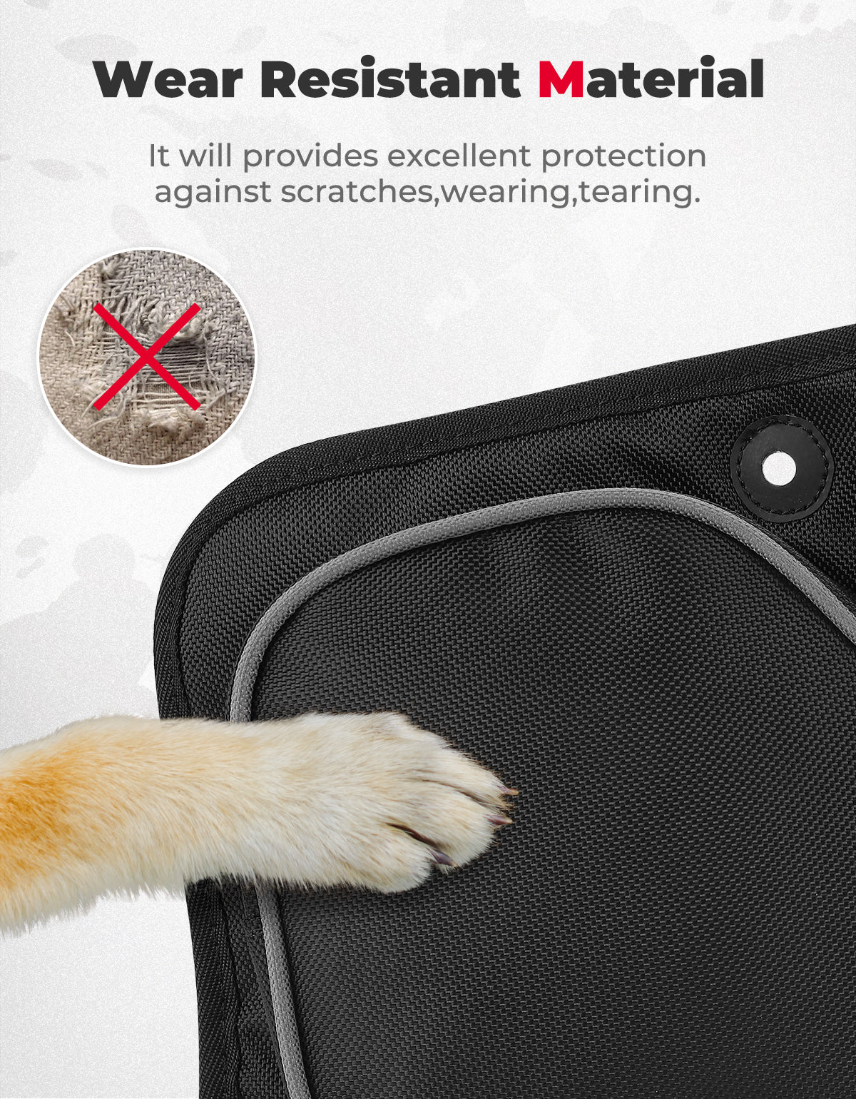 Front Door Bag with Removable Knee Pad for Polaris RZR PRO XP 2020-2023 - Image 5