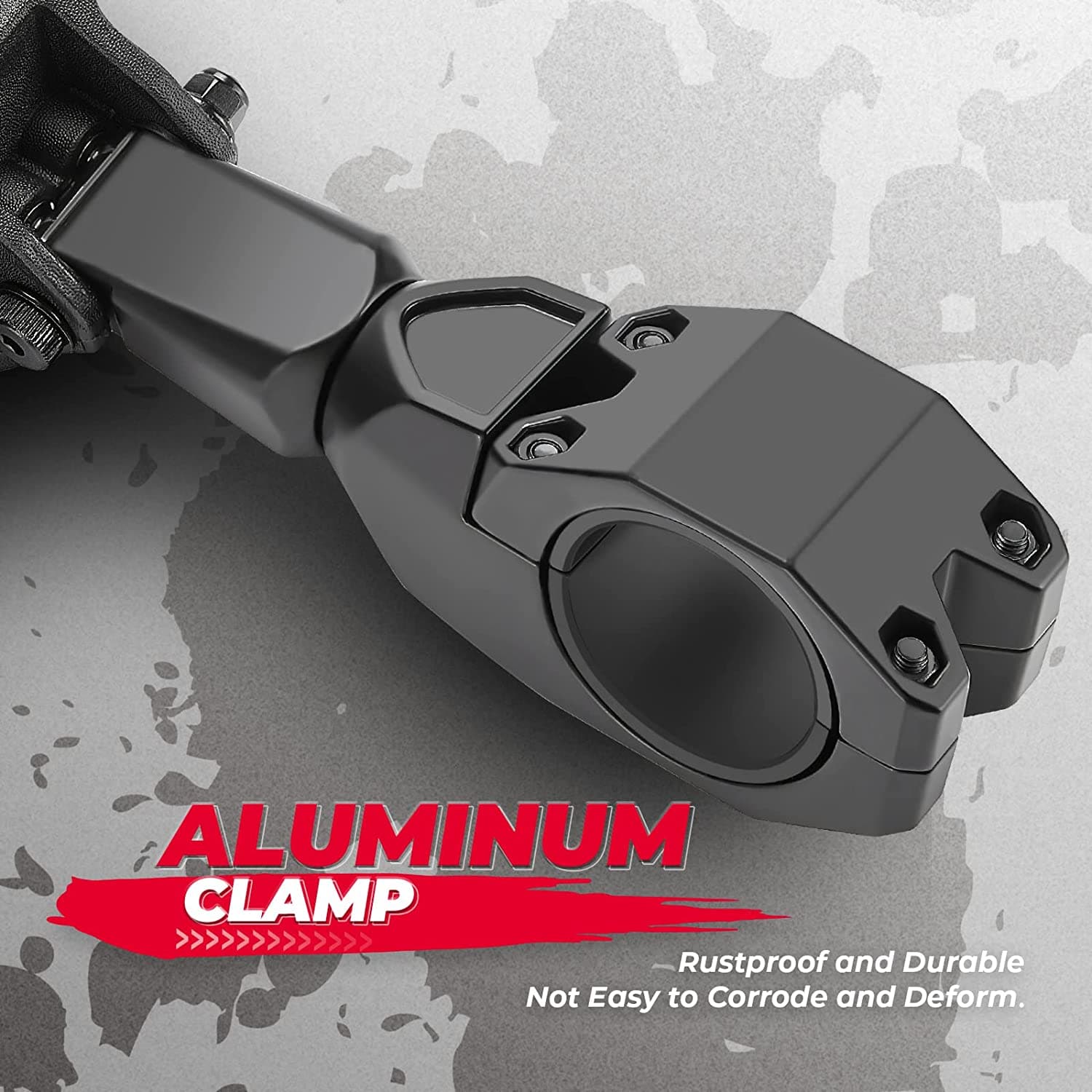 UTV Side View Mirrors for 1.75- 2" Roll Bar Fit Polaris Ranger - Image 4