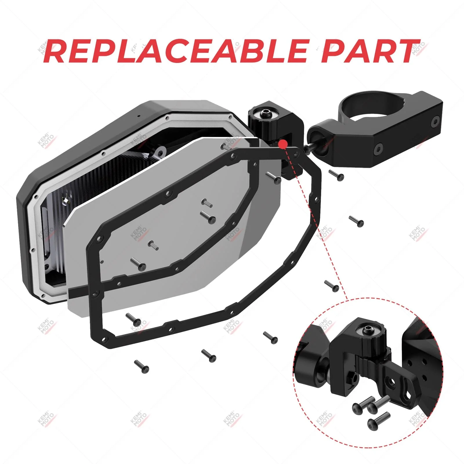 LED Lighted Side Mirrors with Green Ground Lights - Image 7