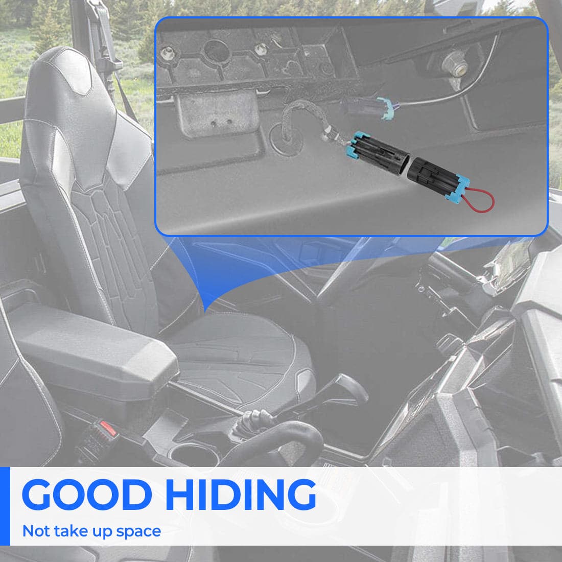 Seat Belt Harness Clip Bypass Plug for Can-Am, Polaris - Image 5