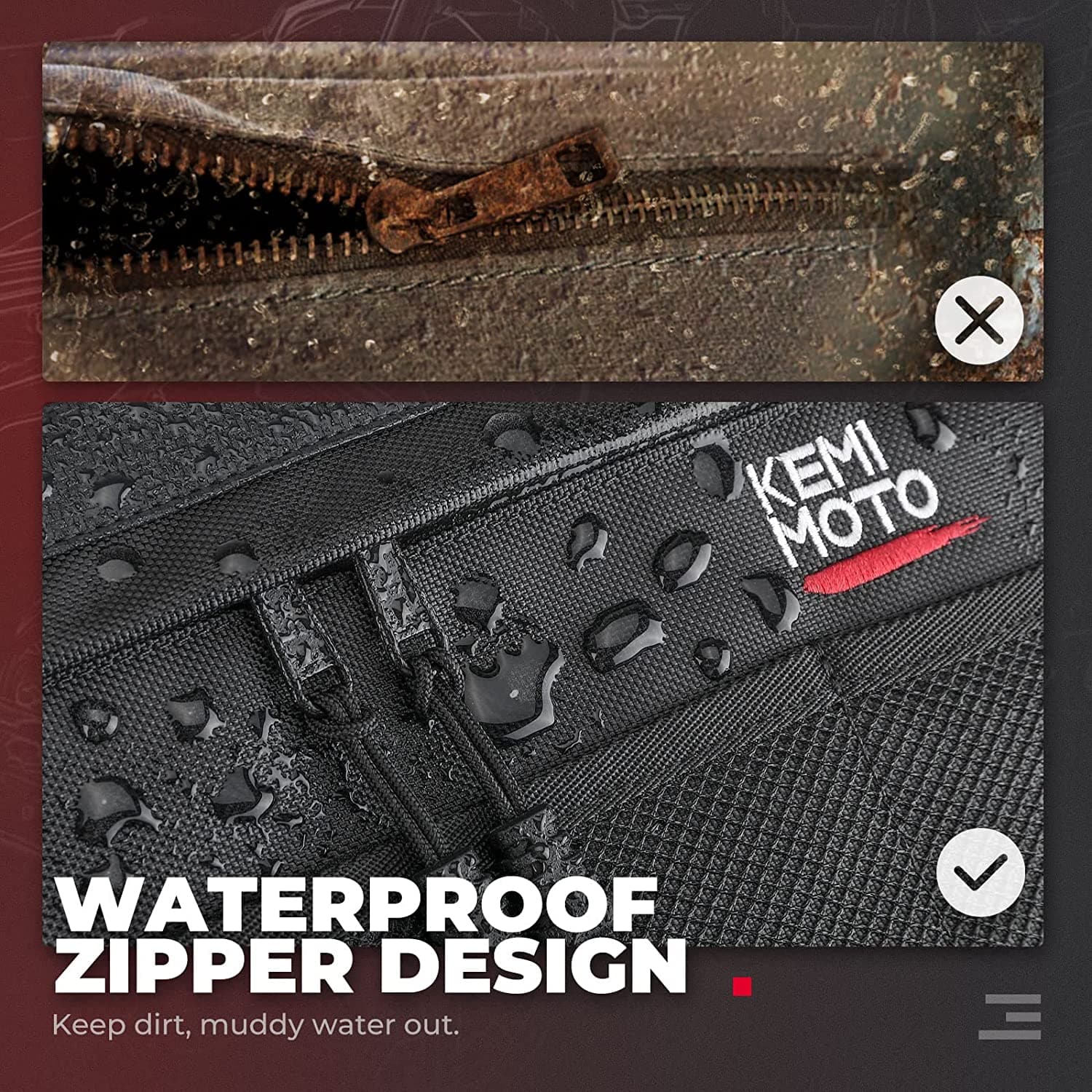 Lower Door Storage Bags for Polaris RZR 900 S 1000 S XP 1000 /Turbo 2014-2023 - Image 3